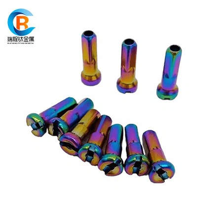 Titanium Nipple For Bicycle Spoke