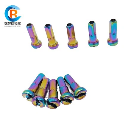 Titanium Nipple For Bicycle Spoke