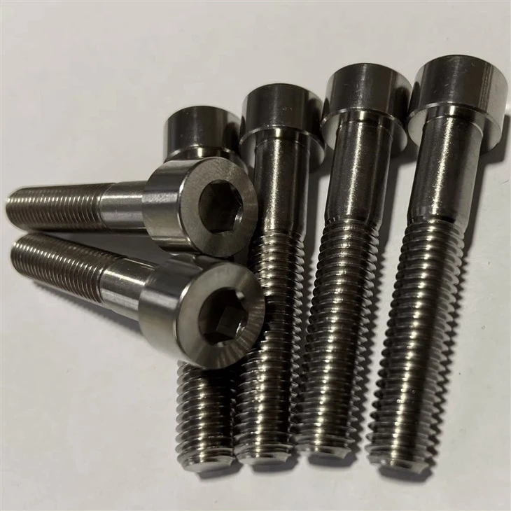 CNC Machining OEM Titanium Allen Bolts Socket Cap Head Screws